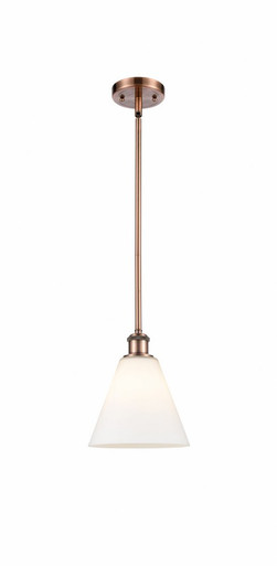 Berkshire Glass 1 Light Mini Pendant 10 Inch and 8 Inch Wide by Innovations - 516-1S-AC-GBC-81