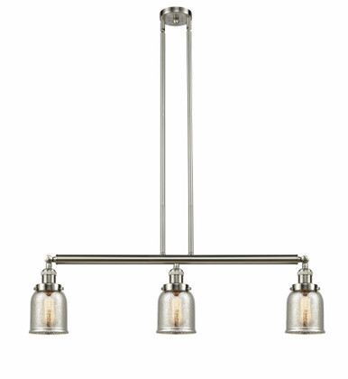 Bell 3 Light Stem Adjustable Island 10 Inch X 37.5 Inch Wide by Innovations - 213-SN-G58
