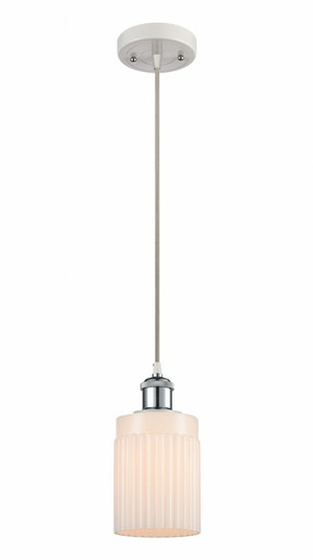 Hadley 1 Light Cord Hung Mini Pendant 9 and 4.5 Inch Wide by Innovations - 516-1P-WPC-G341