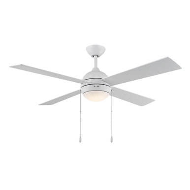 Tavo 4 Blade Ceiling Fan with Light Kit 16.25 and 52 Inch Wide by Progress - P250127