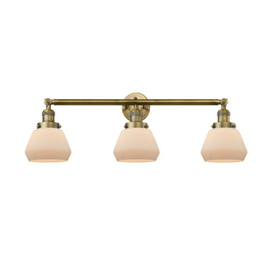 Fulton 3 Light Bath Vanity 10 Inch Tall and 30 Inch Wide by Innovations - 205-G17