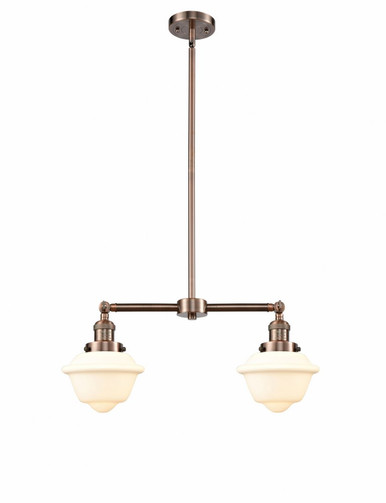 Oxford 2 Light Stem Adjustable Island 10 and 24 Inch Wide by Innovations - 209-AC-G531