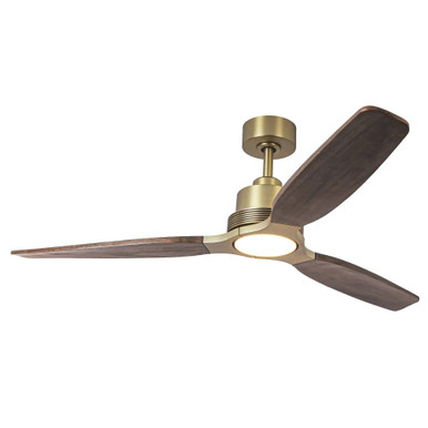 3 Blade Ceiling Fan with Light KIt-13.11 Inch Tall and 56 Inch Wide - F6017