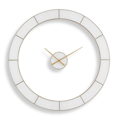 Ivory Halo Wall Clock 35.38 Inch Tall and 35.38 Inch Wide by Uttermost - 06468