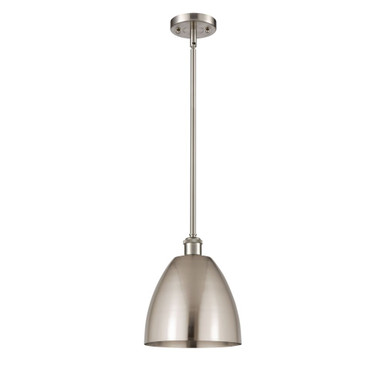 Bristol 1 Light Pendant 11.13 Inch Tall and 9 Inch Wide by Innovations - 516-1S-SN-MBD-9-SN