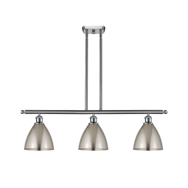 Bristol 100W 3 LED Stem hung Island 10 Inch and 36 Inch Wide by Innovations - 516-3I-SN-MBD-75-SN-LED
