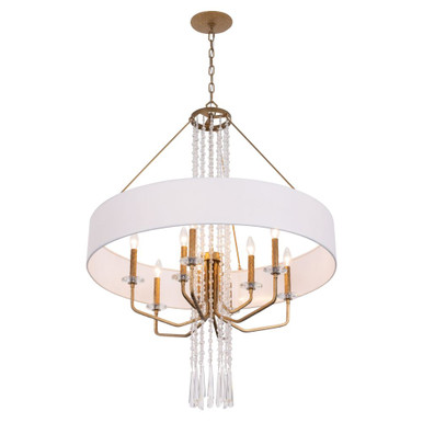Barcelona 9 Light Pendant 45 Inch Tall and 38 Inch Wide by Varaluz - 270P09