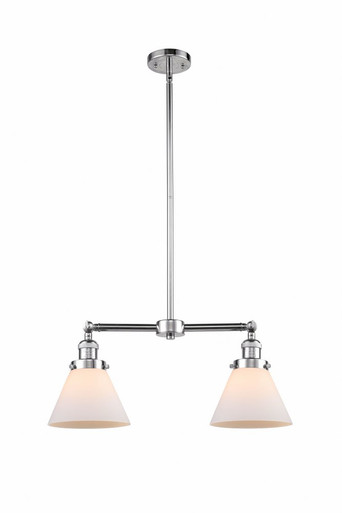 Cone 2 Light Stem Adjustable Island 10 Inch and 21 Inch Wide by Innovations - 209-PC-G41