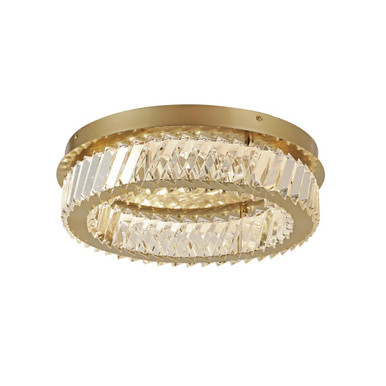 Golden Ratio 27W 1 LED Flush Mount 4.7 Inch and 16.5 Inch Wide by Varaluz - 578S16SG