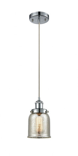 Bell 1 Light Cord hung Mini Pendant 10 Inch and 5 Inch Wide by Innovations - 916-1P-PC-G58