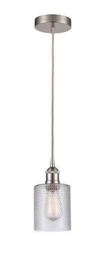 Cobbleskill 1 Light Cord Mini Pendant 9 and 5 Inch Wide by Innovations - 616-1P-SN-G112