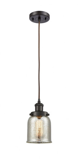 Bell 1 Light Cord hung Mini Pendant 10 Inch and 5 Inch Wide by Innovations - 916-1P-OB-G58