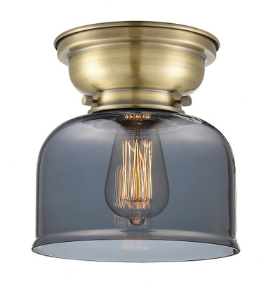 Bell 1 Light Flush Mount 8 Inch Tall and 7.75 Inch Wide by Innovations - 623-1F-AB-G73