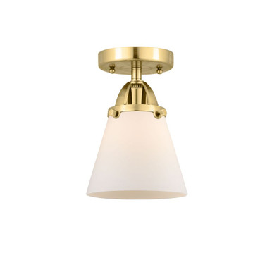 Cone 100W 1 LED Semi Flush Mount 9.25 and 6.25 Inch Wide by Innovations - 288-1C-G6-LED