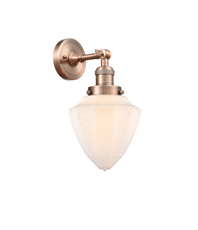 Bullet 1 Light Adjustable Wall Sconce 15 and 7 Inch Wide by Innovations - 203-AC-G661-7