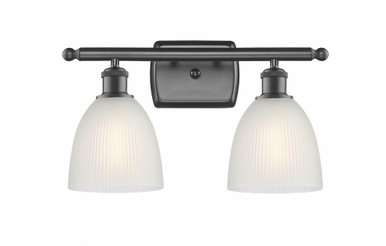 Castile 2 Light Bath Vanity 10 Inch Tall and 16 Inch Wide by Innovations - 516-2W-OB-G381