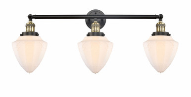Bullet 3 Light Bath Vanity 15 Inch Tall and 33.75 Inch Wide by Innovations - 205-BAB-G661-7