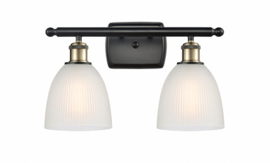 Castile 2 Light Bath Vanity 10 Inch Tall and 16 Inch Wide by Innovations - 516-2W-BAB-G381