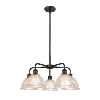 Arietta 5 Light Chandelier 13.5 Inch Tall and 26 Inch Wide by Innovations - 516-5CR-OB-G422