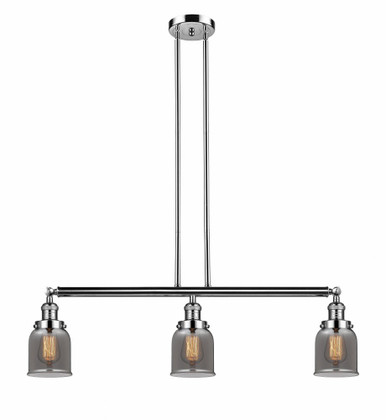 Bell 3 Light Stem Adjustable Island 10 Inch X 37.5 Inch Wide by Innovations - 213-PN-G53