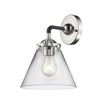 Cone 1 Light Wall Sconce 9.25 Inch Tall and 7.75 Inch Wide by Innovations - 284-1W-G4
