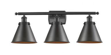 Appalachian 3 Light Industiral Vanity Light 26 Inch Wide by Innovations - 916-3W-OB-M13