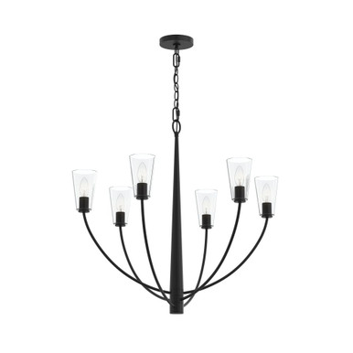 Jheni 6 Light Chandelier 28 Inch Tall and 30 Inch Wide by Progress - P400454