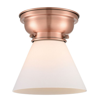 Cone 1 Light Flush Mount 8.25 Inch Tall and 7.75 Inch Wide by Innovations - 623-1F-AC-G41