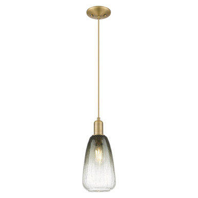 Brookhaven Almond 1 Light Cord Hung Mini Pendant 13.83X6 by Innovations - 716-1P-BB-G480-6SL
