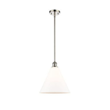 Berkshire Glass 100W 1 LED Mini Pendant 13 InchX12 Inch Wide by Innovations - 516-1S-GBC-12-LED