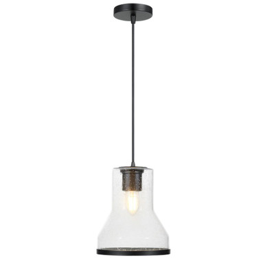 Alicia 1 Light Mini Pendant 9 Inch Tall and 7 Inch Wide by Varaluz - 580M01