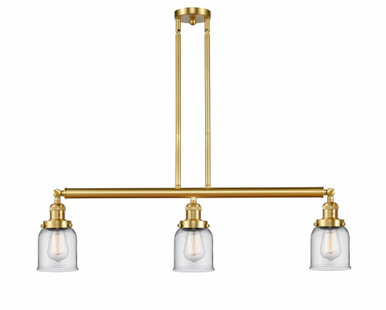 Bell 3 Light Stem Adjustable Island 10 Inch X 37.5 Inch Wide by Innovations - 213-SG-G52