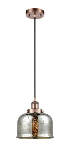 Bell 1 Light Cord hung Mini Pendant 10 Inch and 8 Inch Wide by Innovations - 916-1P-AC-G78