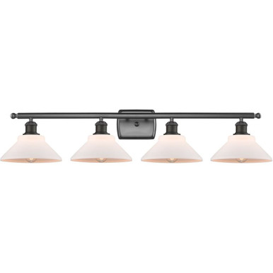 Orwell 100W 4 LED Bath Vanity 8 Inch Tall X 38.38 Inch Wide by Innovations - 516-4W-G13-LED