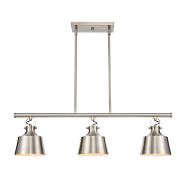 Provin 100W 3 LED Stem Hung Island 9.63 and 35.5 Inch Wide by Innovations - 370-3I-SN-M-LED