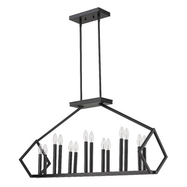 Luca 14 Light Medium Island Pendant by Acclaim - IN20010BK