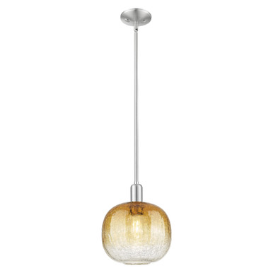 Brookhaven Sphere 1 Light Mini Pendant 12.63X10.5 Inch Wide by Innovations - 716-1S-SN-G481-10AM