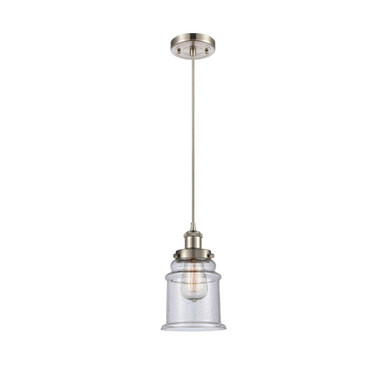 Canton 1 Light Cord Hung Mini Pendant 10.13 and 6 Inch Wide by Innovations - 916-1P-G18