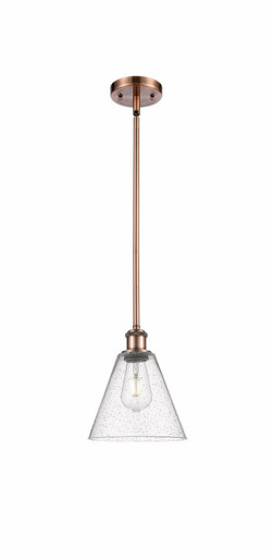 Berkshire Glass 1 Light Mini Pendant 10 Inch and 8 Inch Wide by Innovations - 516-1S-AC-GBC-84