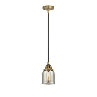 Bell 1 Light Stem Hung Mini Pendant 8.5 Inch and 5 Inch Wide by Innovations - 288-1S-G5
