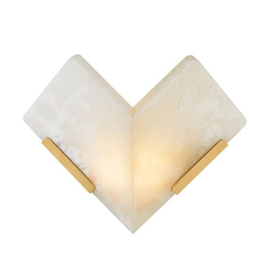 Geo 11W 1 LED Wall Sconce 10.75 Inch Tall and 13.25 Inch Wide by Corbett - 558-10-VB