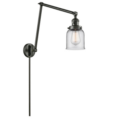 Bell 100W 1 LED Adjustable Swing Arm Wall Sconce 30 X 8 by Innovations - 238-OB-G52-LED