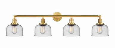 Bell 4 Light Adjustable Bath Vanity 9.75 Inch X 44 Inch Wide by Innovations - 215-SG-G74