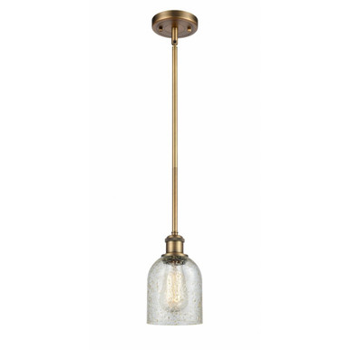 Caledonia 1 Light Mini Pendant 9 Inch Tall and 5 Inch Wide by Innovations - 516-1S-BB-G259