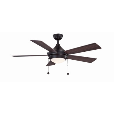 AireDrop 5 Blade Ceiling Fan with Light Kit 48 Inch Wide Fanimation - LP7653L