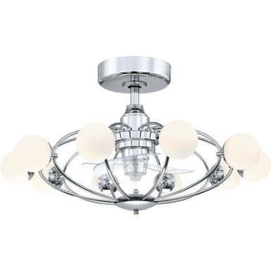Colliers Villas 38W 10 LED Fandelier 32 Inches Wide by BSH - 103-BEL-1301223