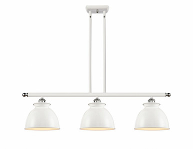 Adirondack 3 Light Industrial Oversized Island Pendant by Innovations - 516-3I-WPC-M14-W