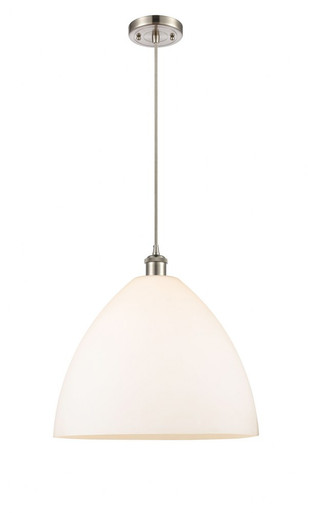 Bristol 1 Light Cord hung Pendant 17 Inch and 16 Inch Wide by Innovations - 516-1P-SN-GBD-161