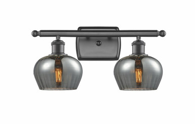 Fenton 2 Light Bath Vanity 8.5 Inch Tall and 16.5 Inch Wide by Innovations - 516-2W-OB-G93
