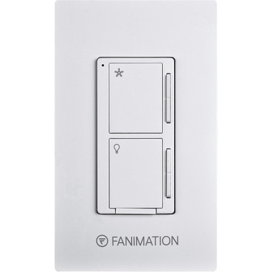 Accessory 3 Speed Fan and Dimming Light Wall Control by Fanimation - WC2WH